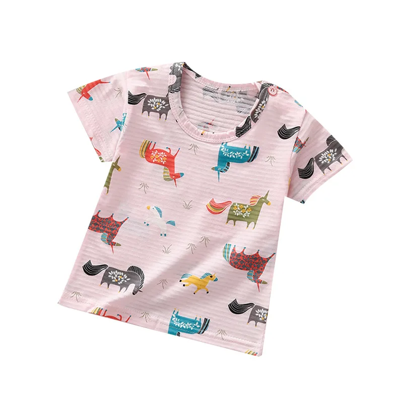 

Summer boys and girls summer coat cotton t-shirt men and women baby summer