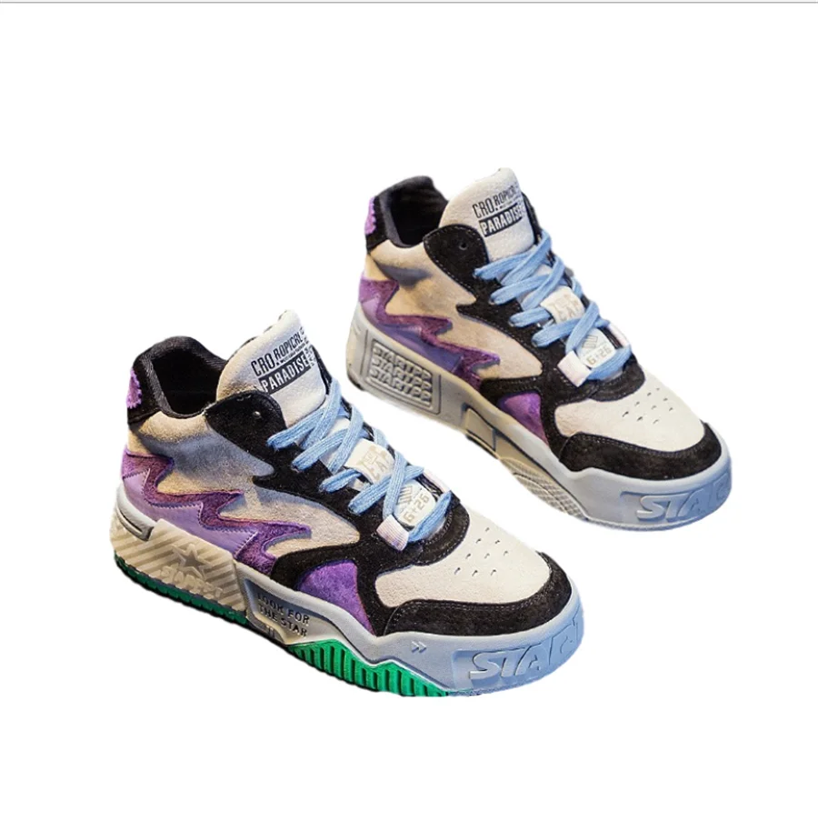 

Sneakers OEM Ladies Sneaker Spring Summer Women Fashion White Platform Lace Up Women Sneakers