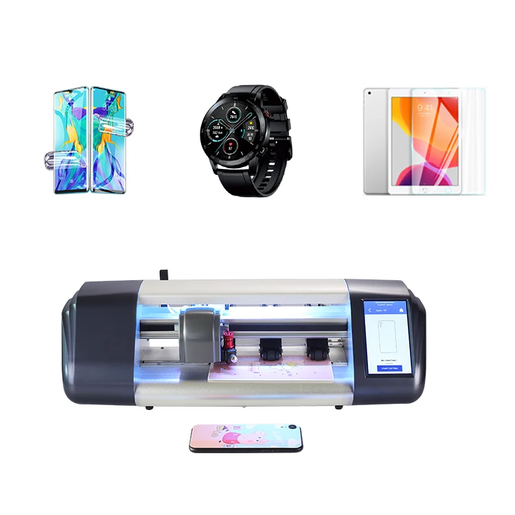 

Phone and watch liquid screen protector universal cutting machine