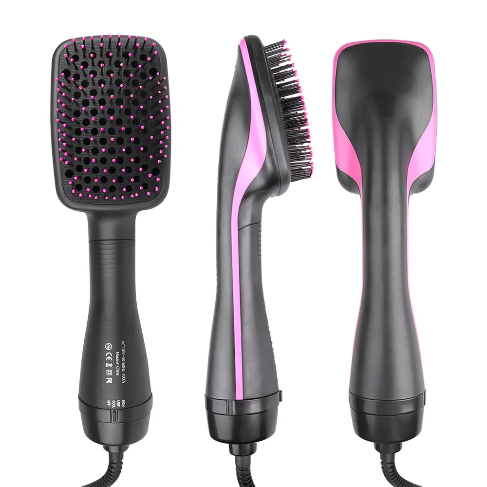 

1000W One-Step Hair Dryer and Styler Hair Dryer and Styler Hot Air Brush Styler | Detangle Dry and Smooth Hair