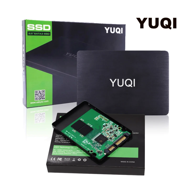 

YUQI sata 3 2.5inch SSD 2TB Hard Disk 128GB 240GB 256GB 480GB 1TB 120GB Internal Solid State Drives
