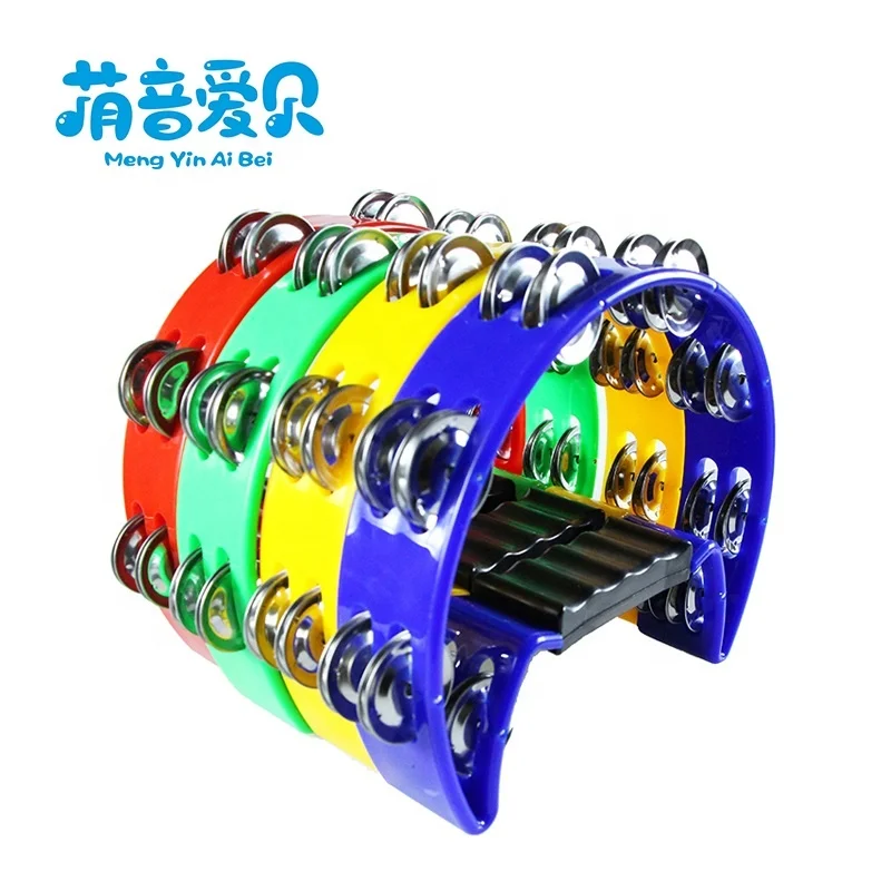 

Wholesale cheap musical instrument Factory direct plastic ring tambourine headless, Red,green,blue,yellow