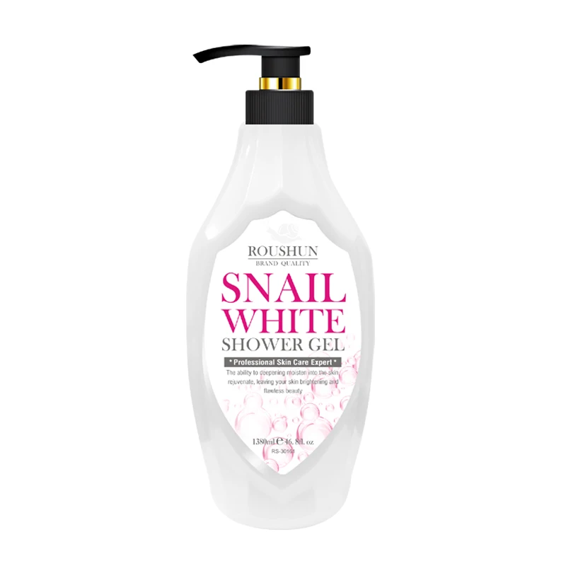 

ROUSHUN snail Moisturizing Body Wash shower gel daily cleaning and protection