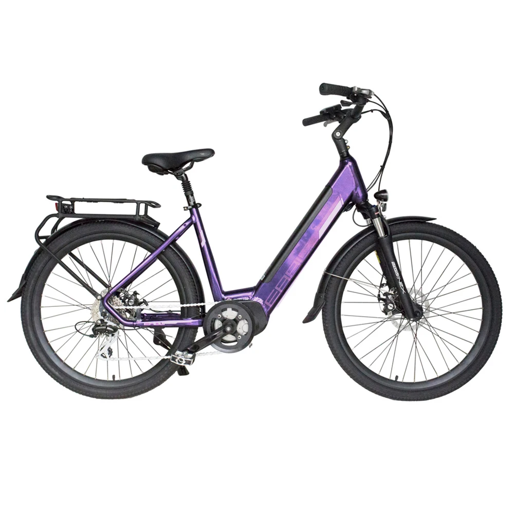 

Electric bike manufacturer 26 inch purple retro female city stepping electric city bike, Red