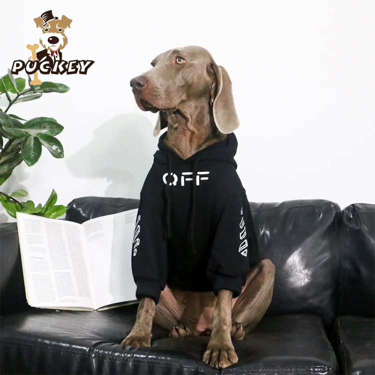 

Dog hoodie pet clothes custom for pet blank high quality plain designer large pet hoodies dog clothing luxury black dog outfits