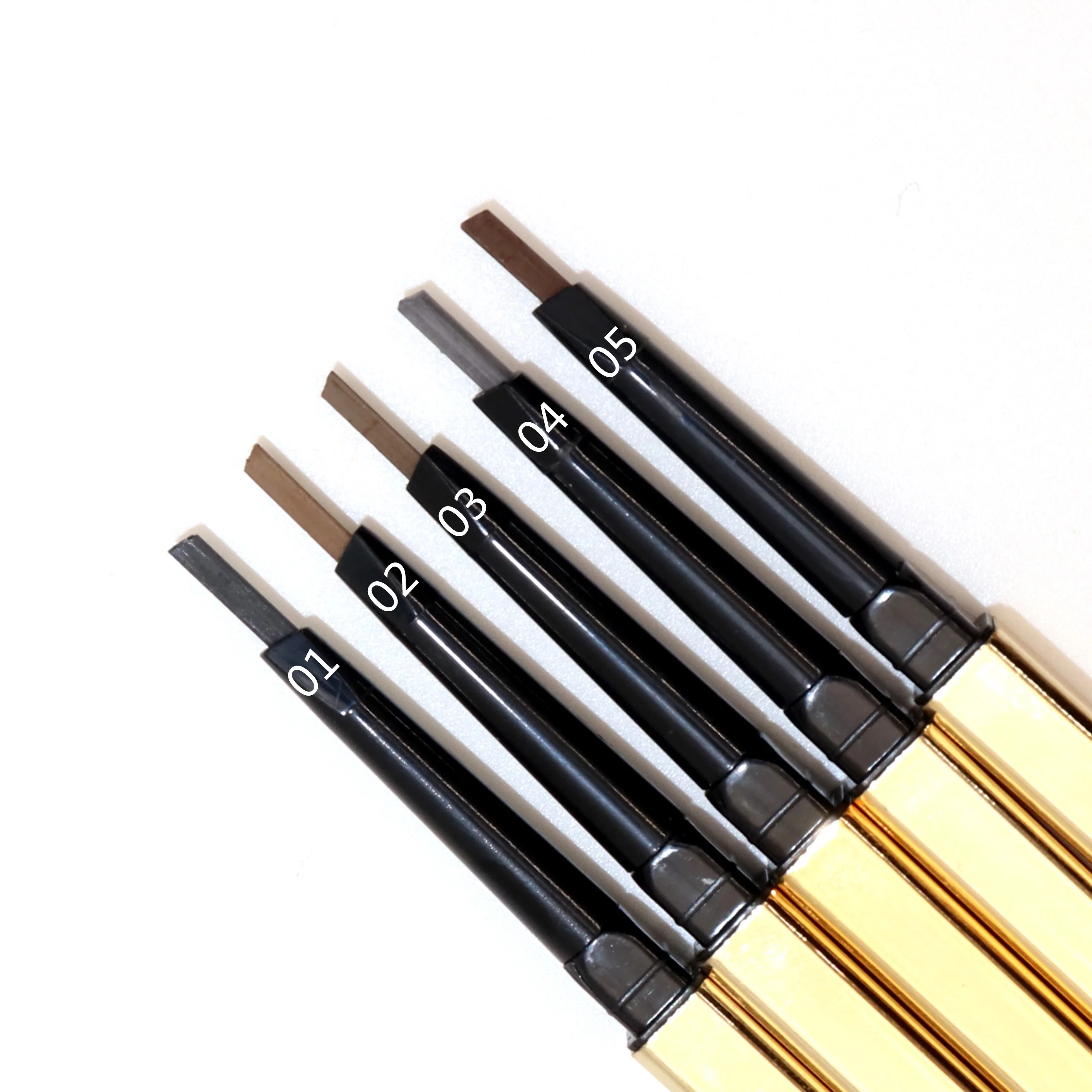 

Hot-Selling Waterproof Brows Pencil Private Label Eyebrow Pencil, 5 colors