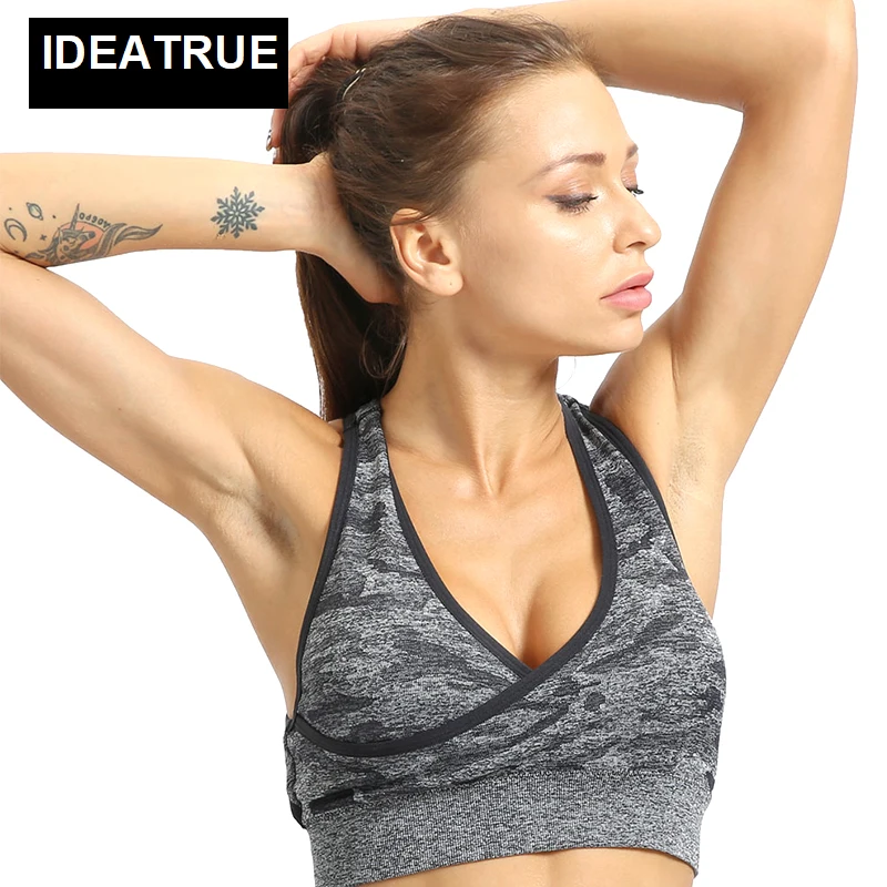 

Factory design trend sports texture breathable women's yoga tops, Customized colors