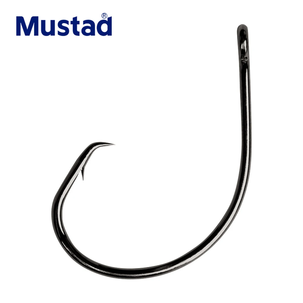 

Mustad 100% Norway Origin Fishing Hooks Demon Light Gauge Circle High Carbon Steel Fishing Hooks,,39951NP-BN