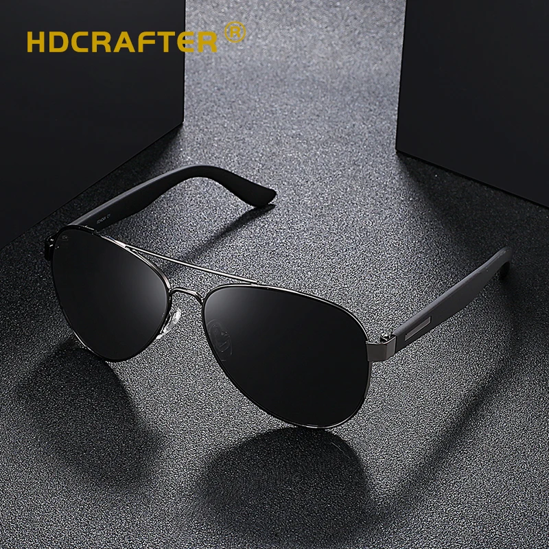 

HDCRAFTER2020 New Fashion Polarized Sunglasses Trend Toad Glasses Men Alloy Driving Riding Sun Shade Anti-uv FHD16533 HDCRAFTER