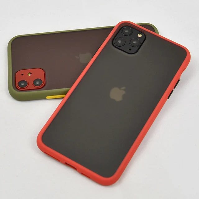 

Translucent Matte Hard PC Case With Soft Edges Protective Shockproof Slim I Phone Case For Iphone 12