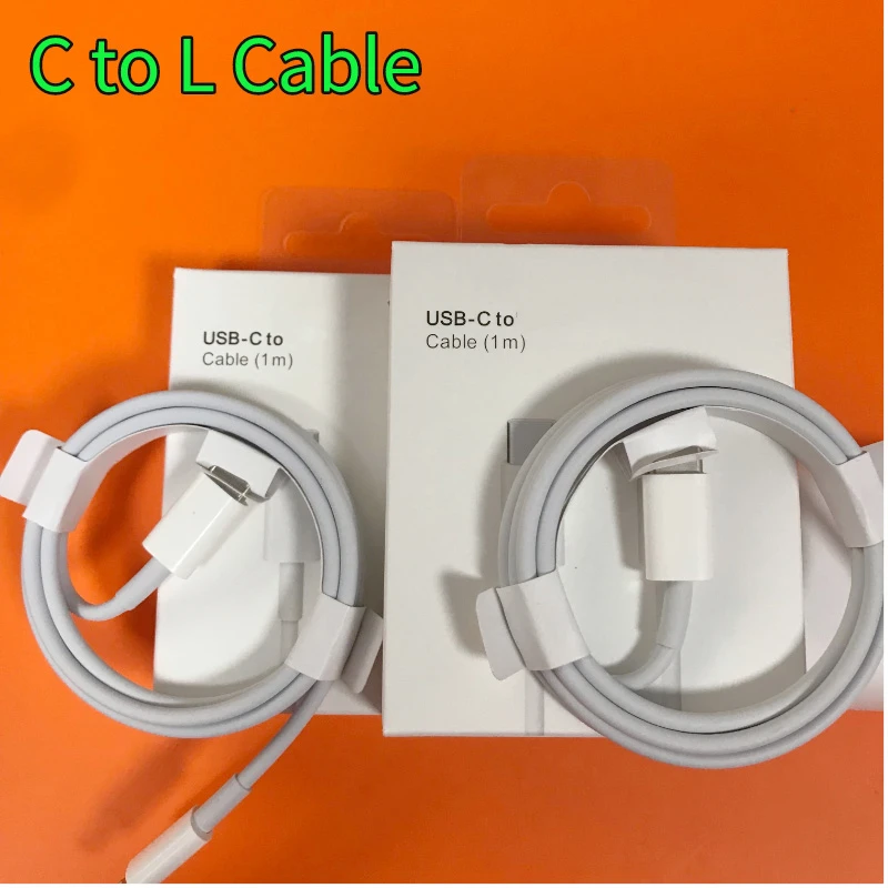 

original packaging 1M/3ft usb-c charging C94 Chip foxconn 18w cable , type c to 8pin charger cable, for iphone fast charging