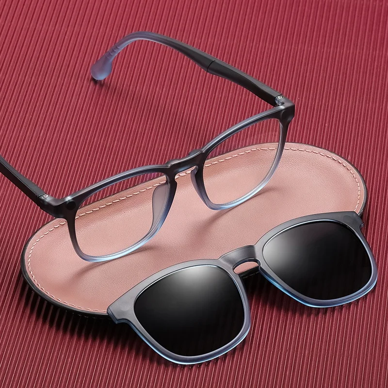 

Sunbest Eyewear 95916 Men Women Magnetic Clip On Polarizd Sunglasses TR90 Blue Light Blocking Optical Eyeglasses Frames