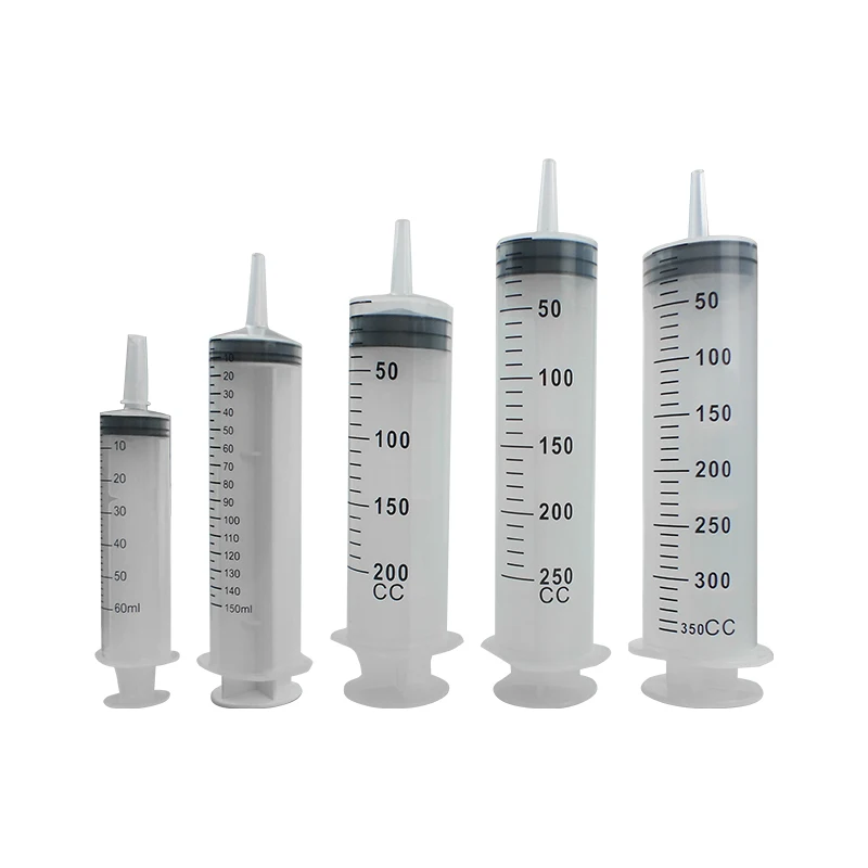

Low Price Sales Syringe Hand Push Large Mouth Syringe Optional Independent Packaging Dispensing Barrel Cylinder