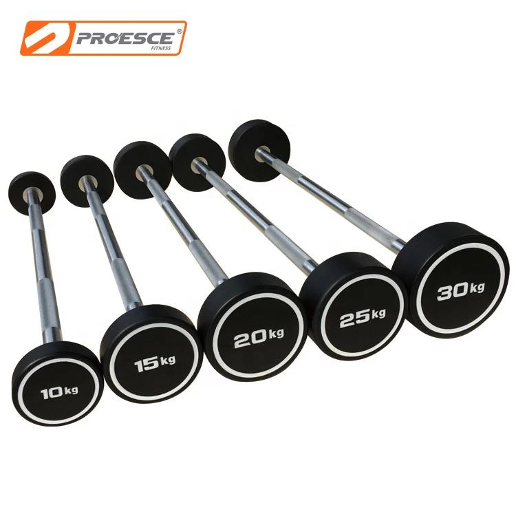Weightlifting Bar Fitness Pu Coated Weight Lifting Barbell Set Buy