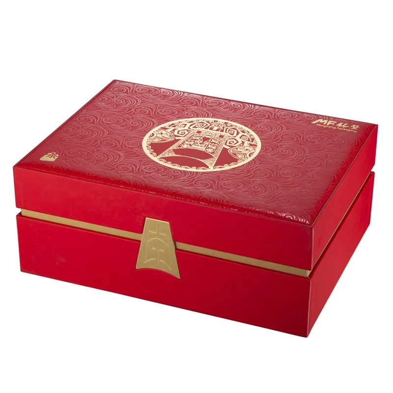
China Manufacturer Luxury rigid paper Tea Gift Box with logo printing 