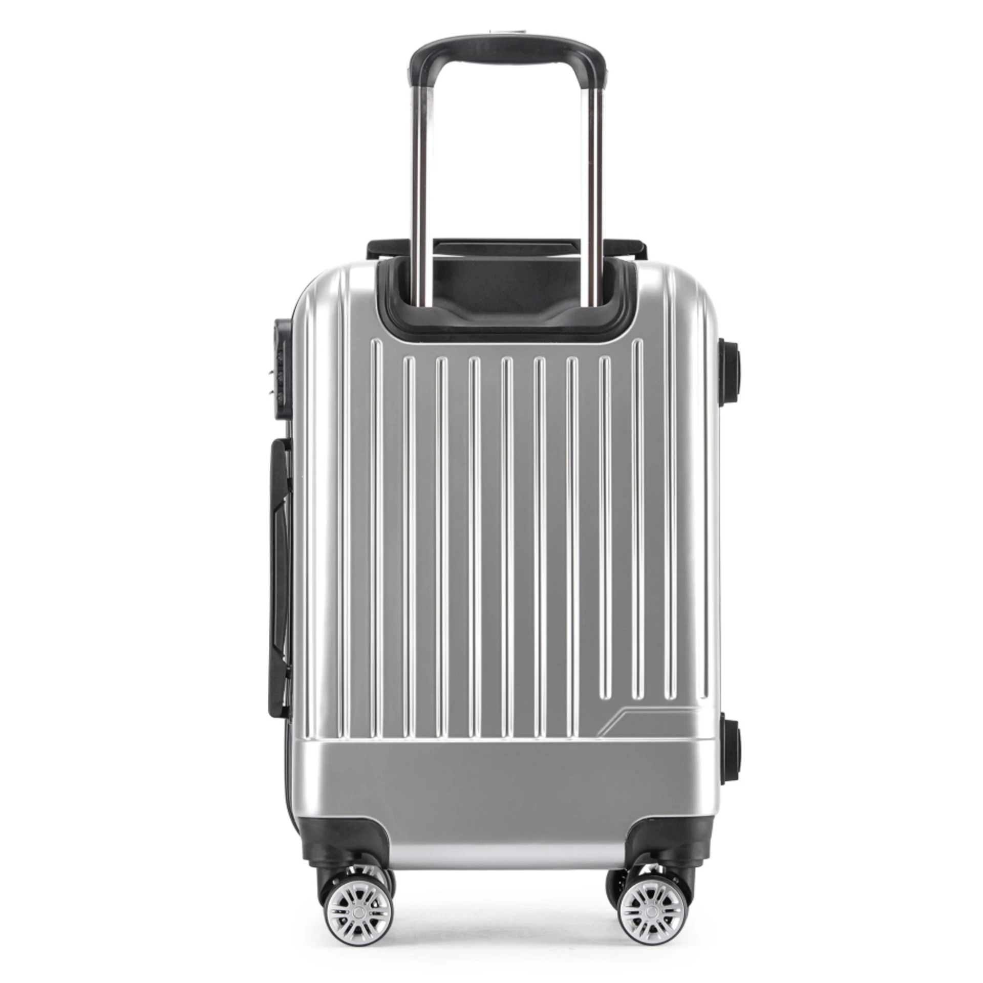 
Popular fashion ABS suitcases set 3 pcs traveling bags luggage trolley carry-on luggage 