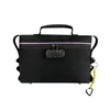 activated carbon lining durable fabric grinder card absorb smell smelly scent odor proof document bag pouch for weed hemp