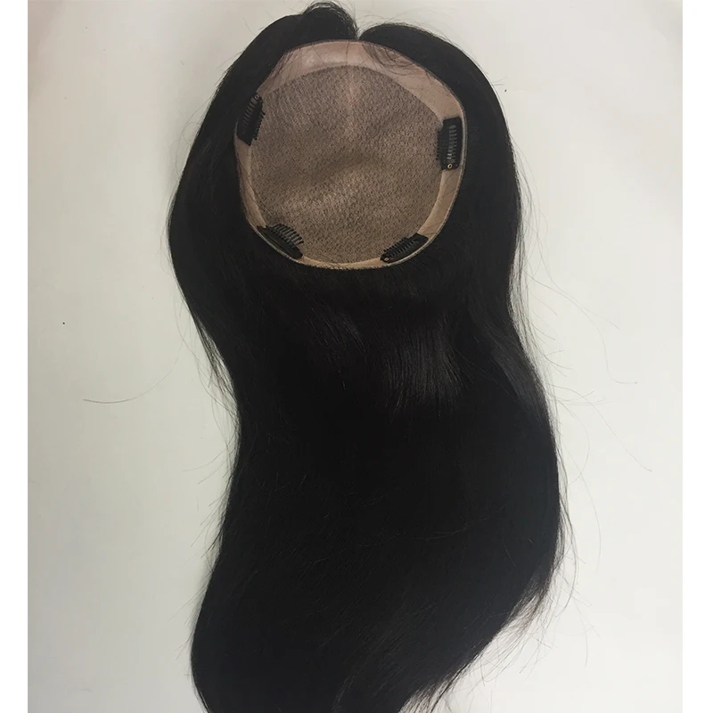 

YL Silk Base with Baby Hair Free Part Brazilian Virgin Hair long hair, Highlight brown and blonde