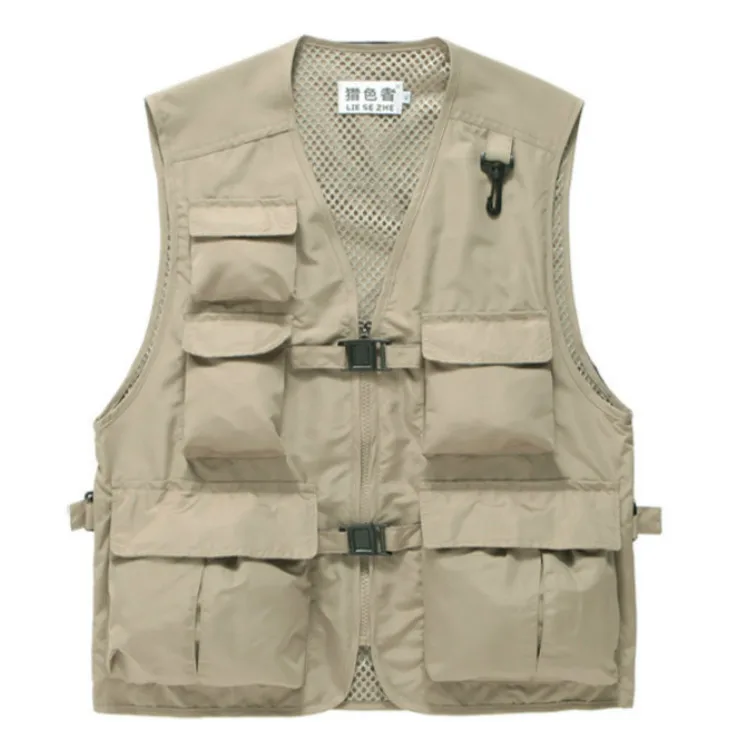 Multi-pocket Workwear Men's Outdoor Fishing Photography Vest