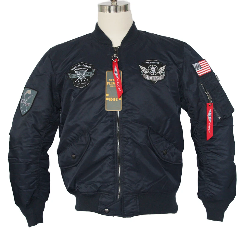 

Mens Flight Printing Bomber Jacket OEM Service Custom Regular Clothing Length Shell for Winter Nylon Custom Design Fashion Men