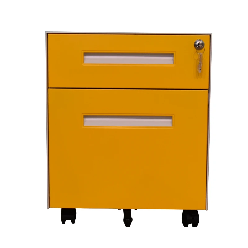 

2 drawer mobile pedestal storage cabinet mobile pedestal steel file cabinet mobile steel cabinet, Ral