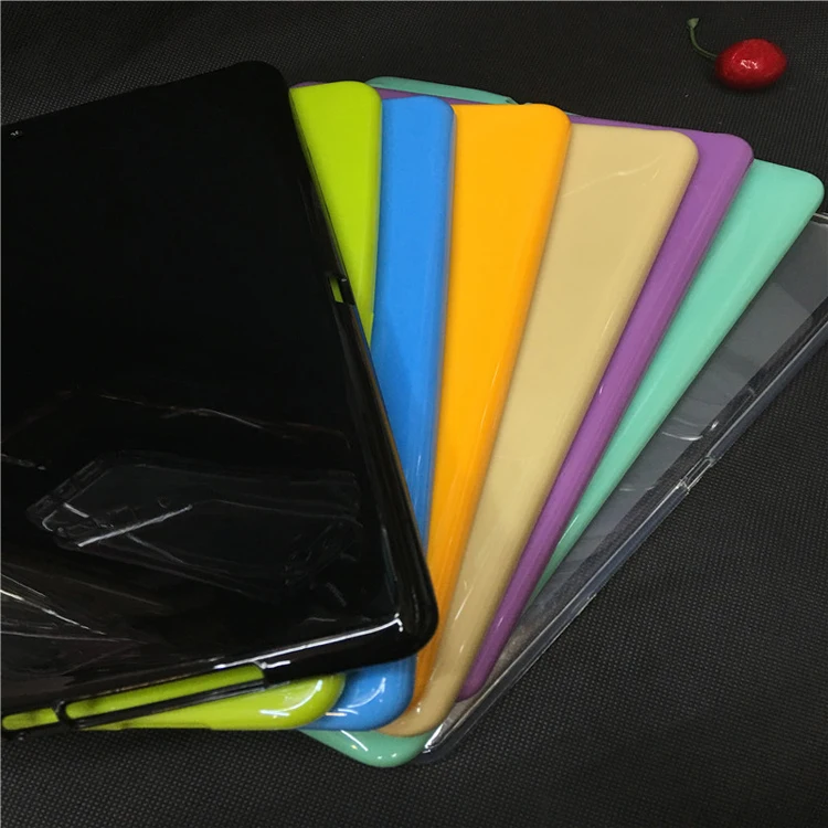 

High Quality Smart Key Matte Edge Transparent Clear Soft TPU Silicone Tablet Back Cover Case For Samsung Tab 3 P3200 T210 7.0