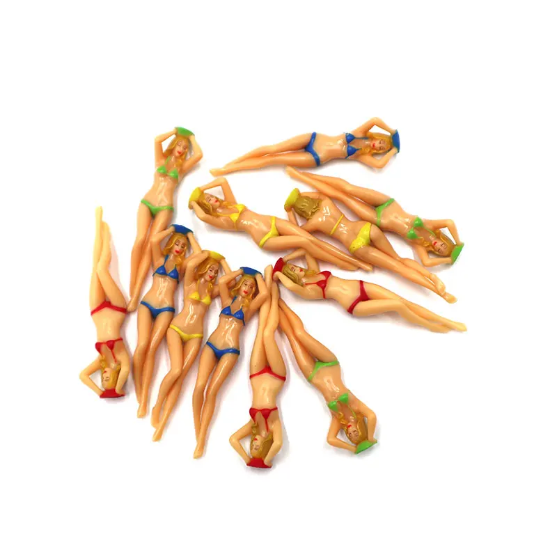 

Hot Selling Plastic Golf Bikini Tee, Skin color+red/yellow/red/blue/green/pink