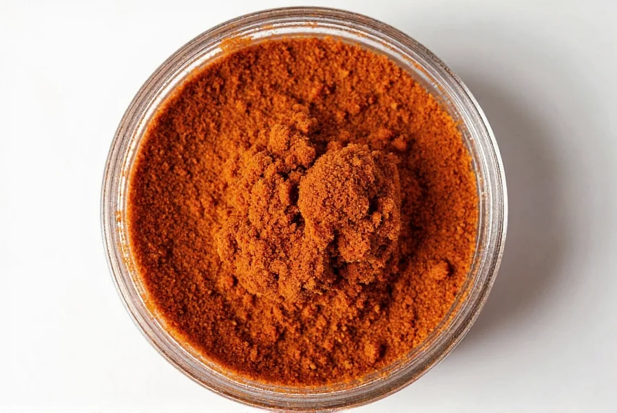 Bowl of Homemade Spice Mix Next to Commercial Bottle