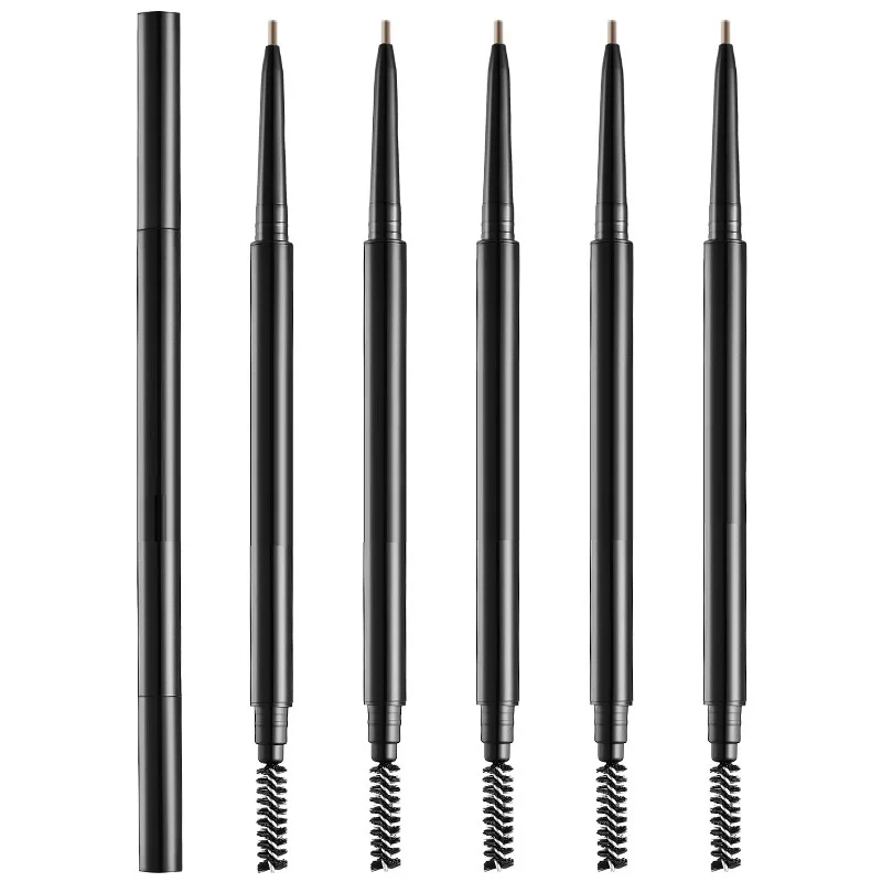

Wholesale OEM eyebrow pencil & brush 2 in 1 Waterproof brow pencil private label eyebrow pencil
