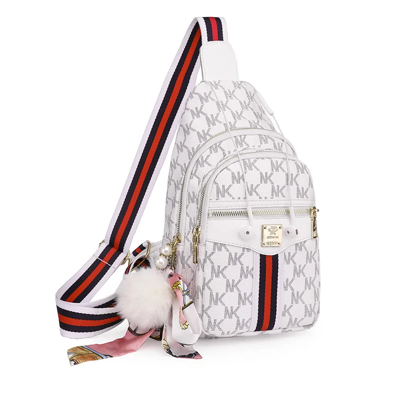 

Fashion Direct Girl Fashion Chest bag Women White Luxury Crossbody bag Handbag, As picture