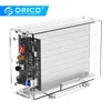 ORICO Transparent 2 Bay 3.5 Inch Type-C Docking Station with RAID 5Gbps USB3.0 SSD HDD Enclosure 24TB Case External Box 3259RU3