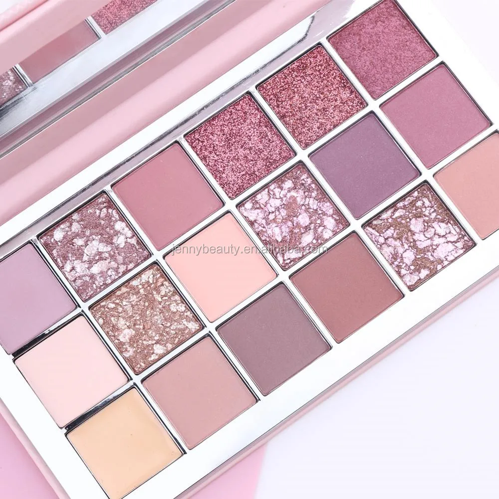 

Wholesale Top Sale 18 Color girlfriend like Private Label Beauty Makeup Eye Shadow Pink Eyeshadow Palette