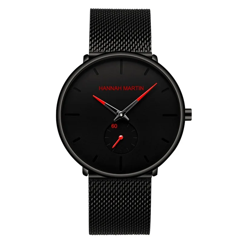 

Fashion Mens Minimalist Quartz Watches Wrist Ultra Thin Casual Waterproof Men Hand Watch, 4 colors