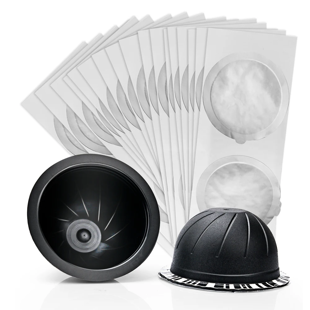 Aluminum Foil Seals Lid Compatible with Nespresso Vertuoline Capsule