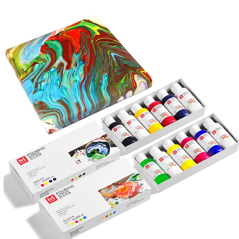 
acrylic puring paint set rock painting diy kit effects acrylic pouring paint kit 