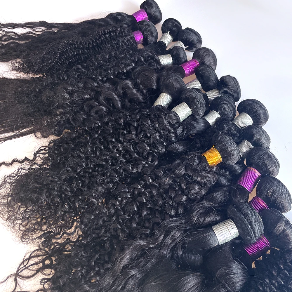 

Wholesale 10a 11a 12a grade 100% remy human hair extension vendor kinky curly mink Brazilian Perivian black hair weave bundles, Dark color