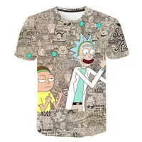 

T-shirt Mens Rick and Morty New Anime Funny T-shirt Summer T Shirt Rick Morty Cool Tshirts Tops Tees T Shirt Men