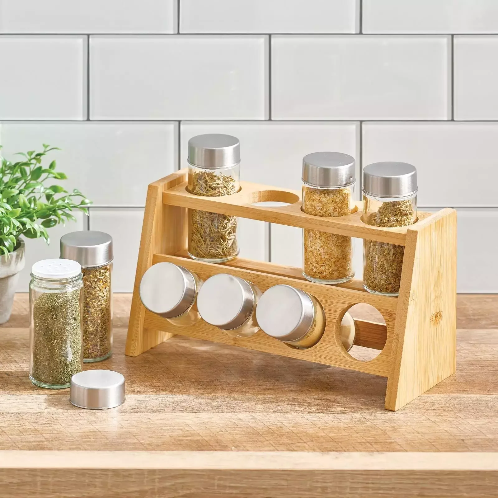 

Winter Olympicsss bamboo kitchen spice rack wooden spice rack wood bamboo two tier rack, Natural