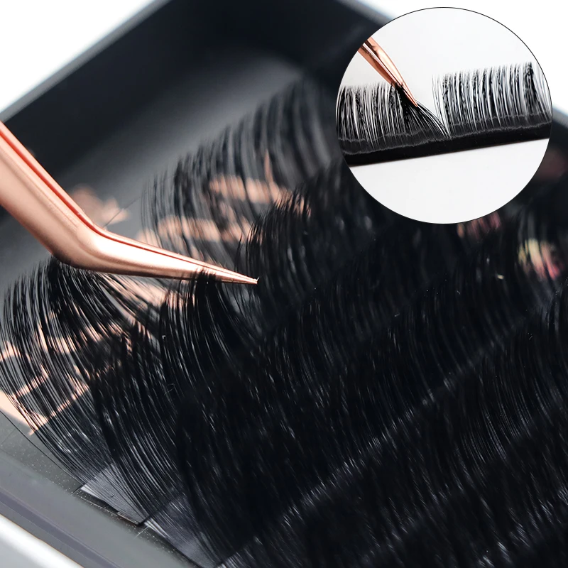 

Premade Volume Lash Extension Supplies Aftercare Private Label Super White Gel Pads Eyelash Glue No Formaldehyde, Black