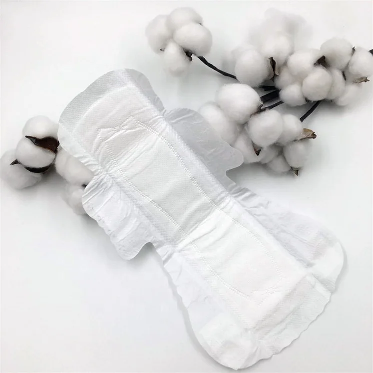

Alibaba Online Shopping India No Bleach Wholesale Private Label Eco Friendly cotton sanitary napkins Organic Sanitary Napkin