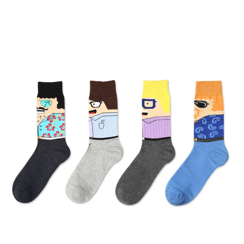 

zyz023 funny expression men socks hot selling creative stocking socks