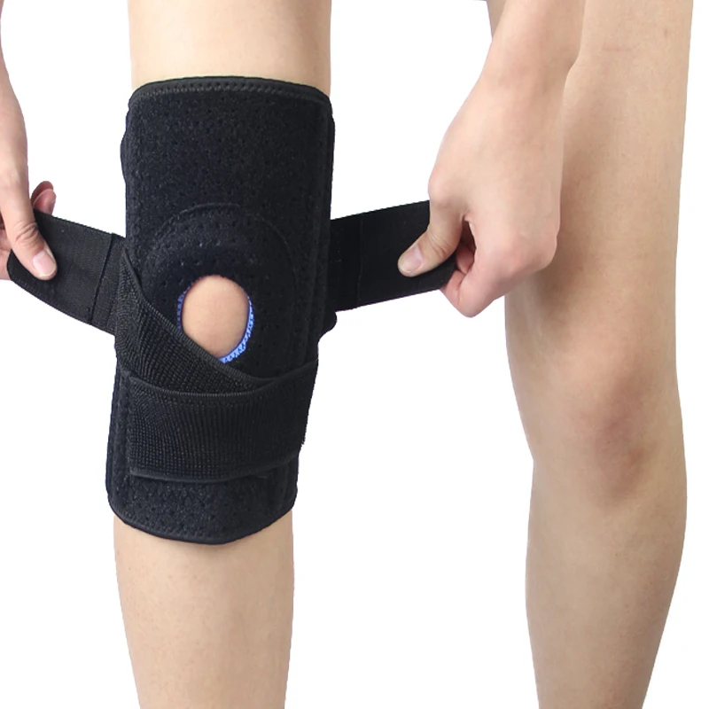 

Aupcon Knee Brace Support Compression Sleeves with Side Stabilizer Patella Gel for Arthritis Running Pain Relief pad soft safety, Can be customized