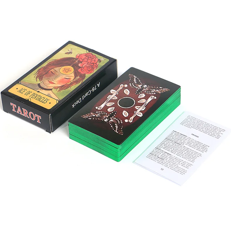 

12*7 cm Original Tarot/Oracle Cards with booklet tarot fate divination for fortune games tarot cards