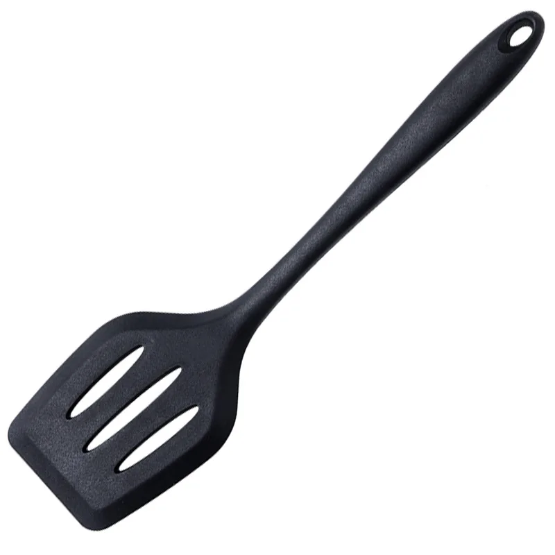 

Kitchen utensils One-piece High temperature resistant silicone spatula Leak spatula Frying spatula Non-stick pan special