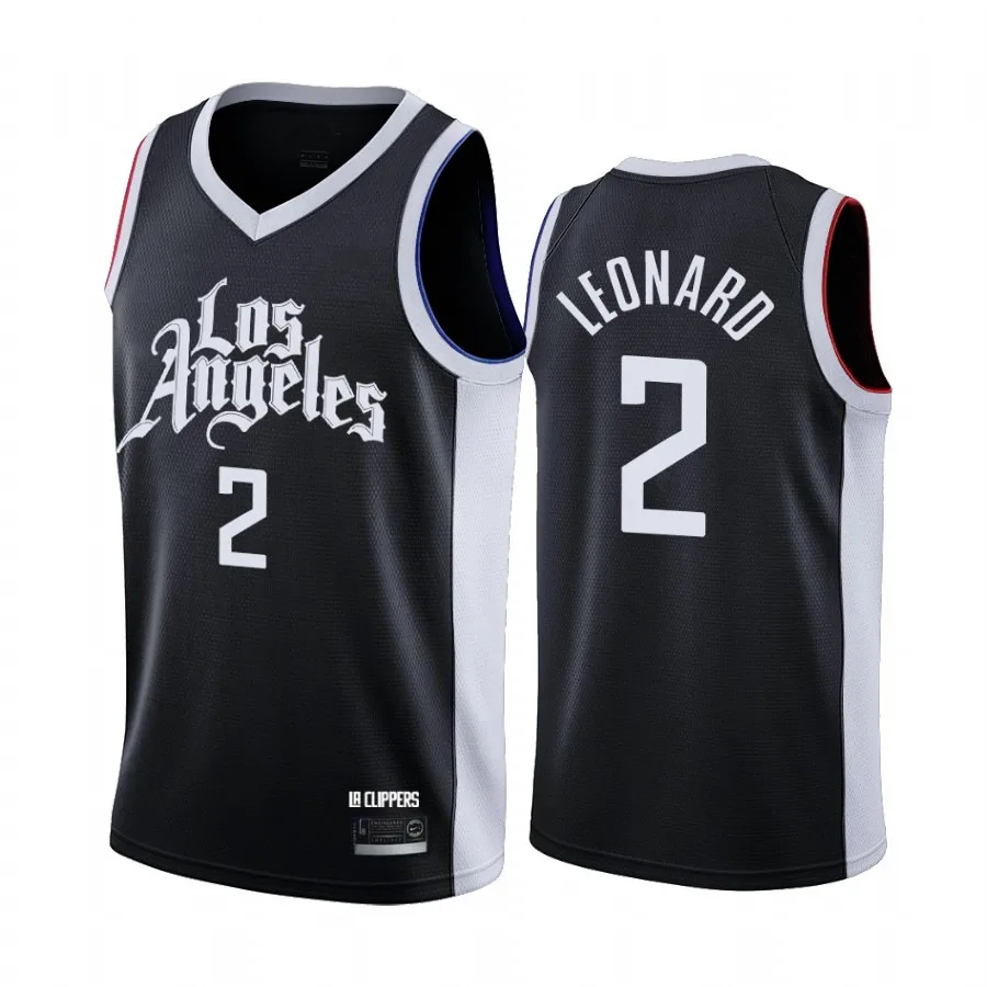 

2021 new LA city Clippers black the art of the Grind 2 Beverley 13 Paul George 23 Lou Williams 2 Leonard jerseys shorts