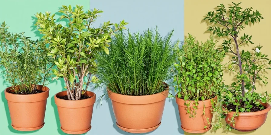 Bustling French Market with Fresh Herbs