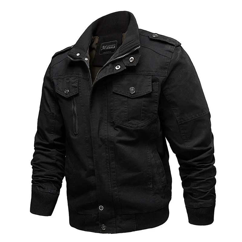 

Autumn and winter men's jacket casual coat cotton overalls large size men's windproof breathable warm men's coat