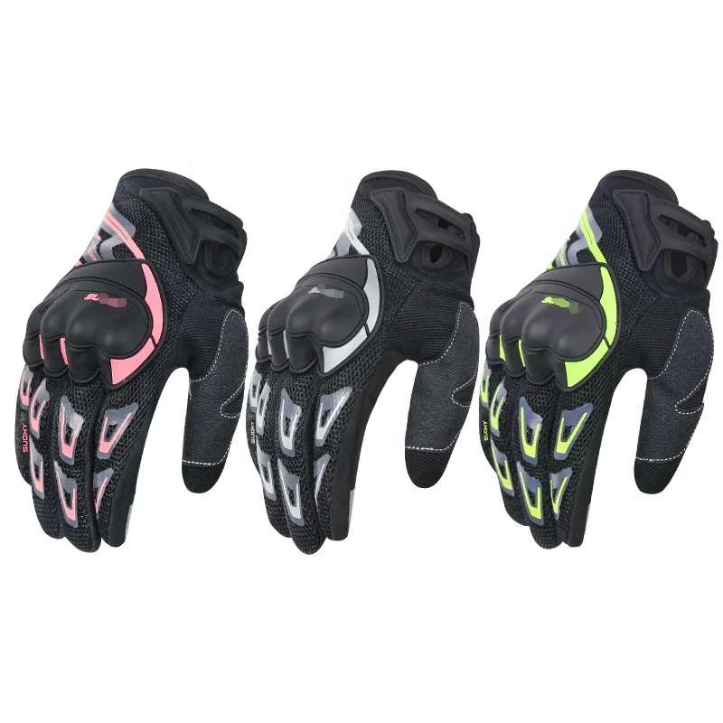 

Custom Logo Summer touch screen motorcycle gloves full finger mesh breathable motorcycle cross-country motorcycle