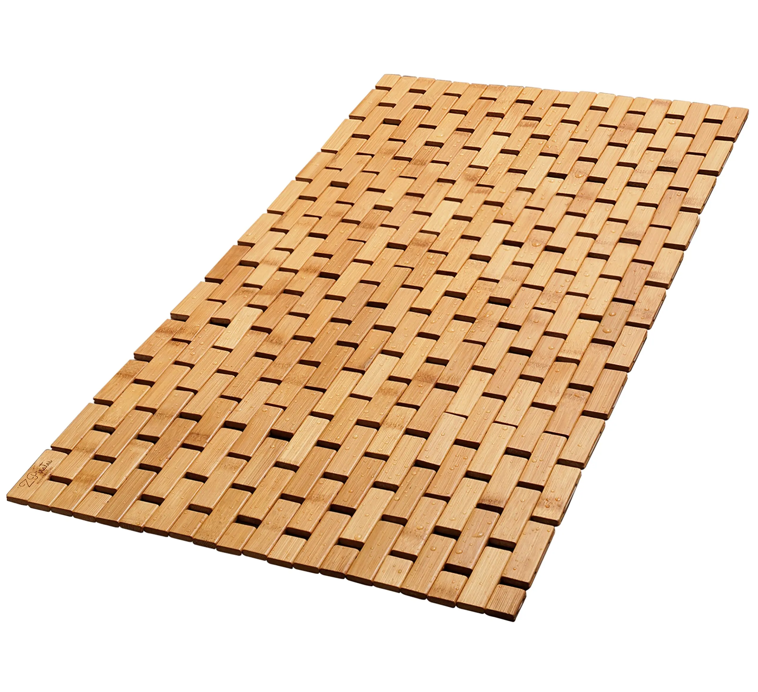 

Bamboo Bath Mat Sauna Spa Steps Decor and Accessories Wooden Bathmat