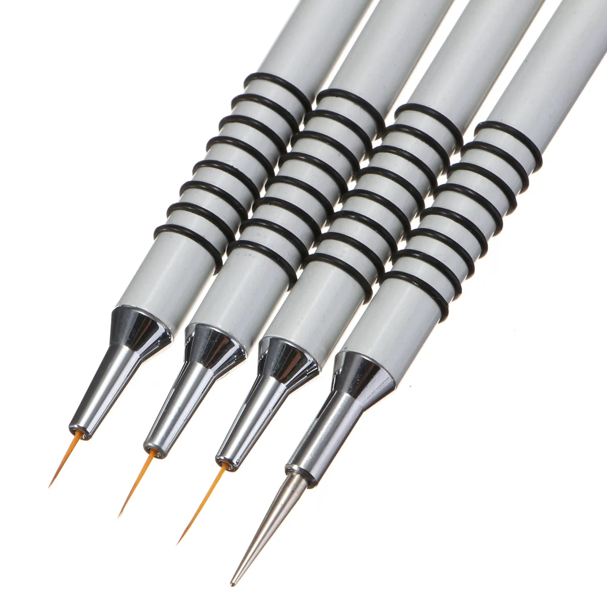 

Wholesale aluminum handle nail point drill painted line drawing pen brush nail art dotting tool